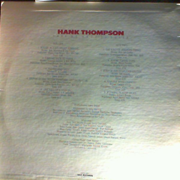 Thompson Hank — Take Me Back To Tulsa