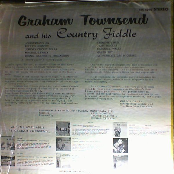 Townsend Graham — Graham Townsend And His Country Fiddle