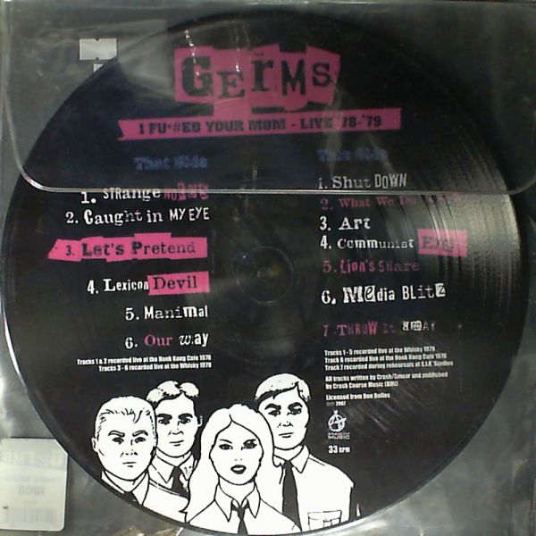 Germs — I fu ed your mom - Live `78 -`79