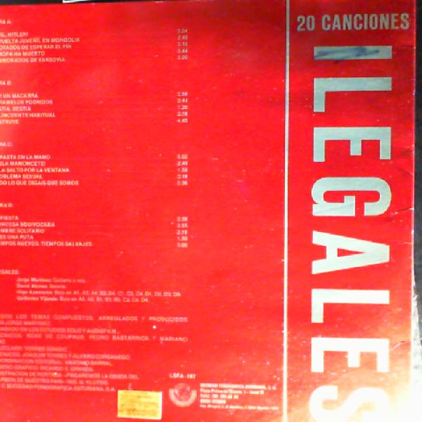 Ilegales — 20 Canciones Ilegales
