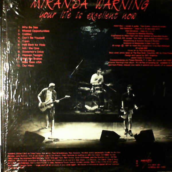 Miranda Warning — Your Life Is Excellent Now