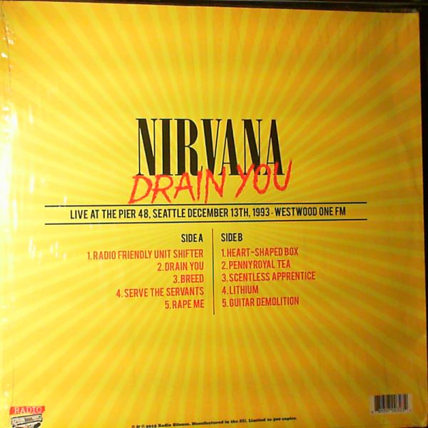 Nirvana — Drain You (Live At The Pier 48, Seattle December 13th, 1993 - Westwood One FM)