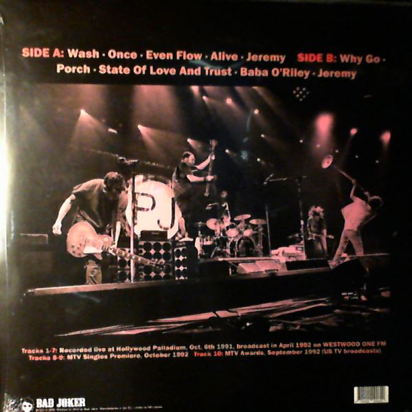 Pearl Jam — Hollywood Palladium 1991, Westwood One FM Broadcast