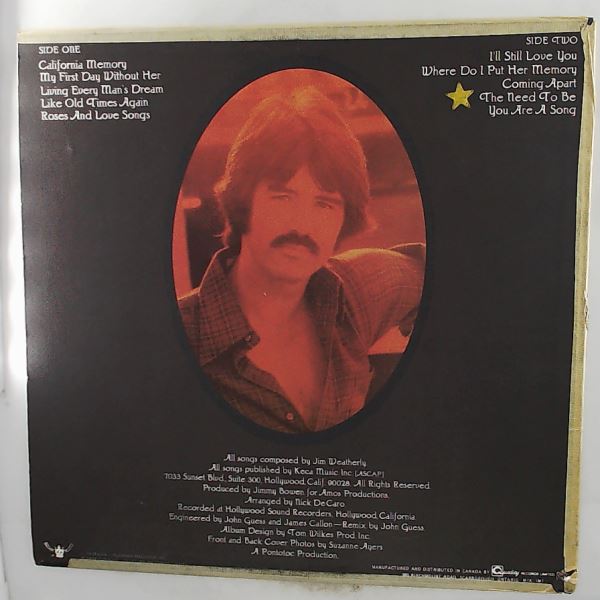 Weatherly Jim — Songs Of Weatherly Jim