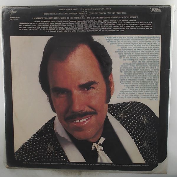 Whitman Slim — Songs I Love To Sing