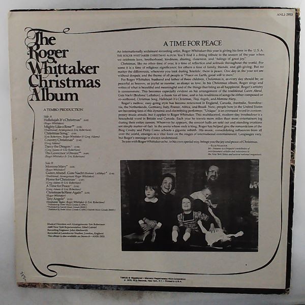 Whittaker Roger — Whittaker Roger Christmas Album