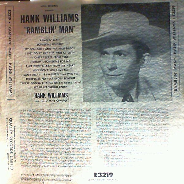 Williams Hank — Ramblin' Man