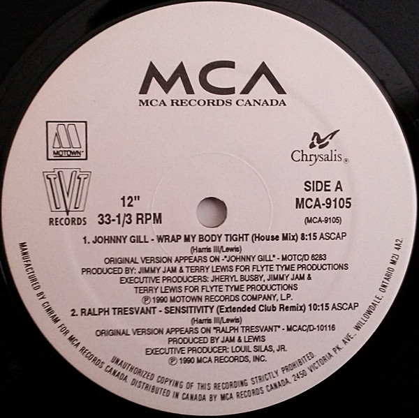 Various Artists (Gill Johnny /Tresvant Ralph / Nine Inch Nails / Gang Starr) — Wrap My Body Tight / Sensitivity / Get Down, Make Love / Just To Get A Rep
