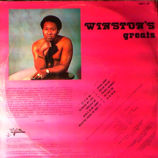 Curtis Winston — Winton's Greats