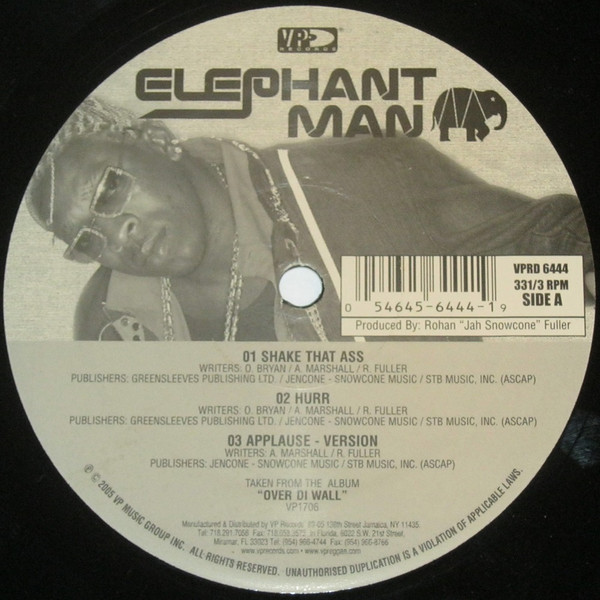 Elephant Man — Shake Dat Ass / Like You