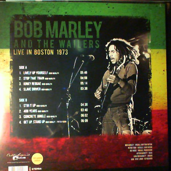 Marley Bob — Live In Boston 1973