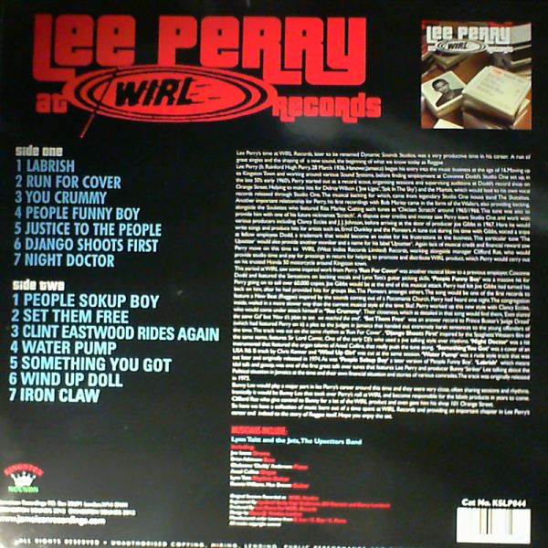 Perry Lee — At Wirl Records