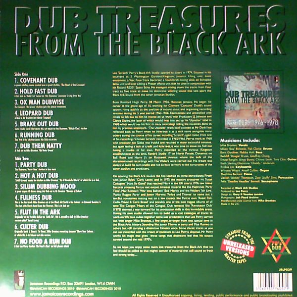 Perry Lee — Dub Treasures From The Black Ark