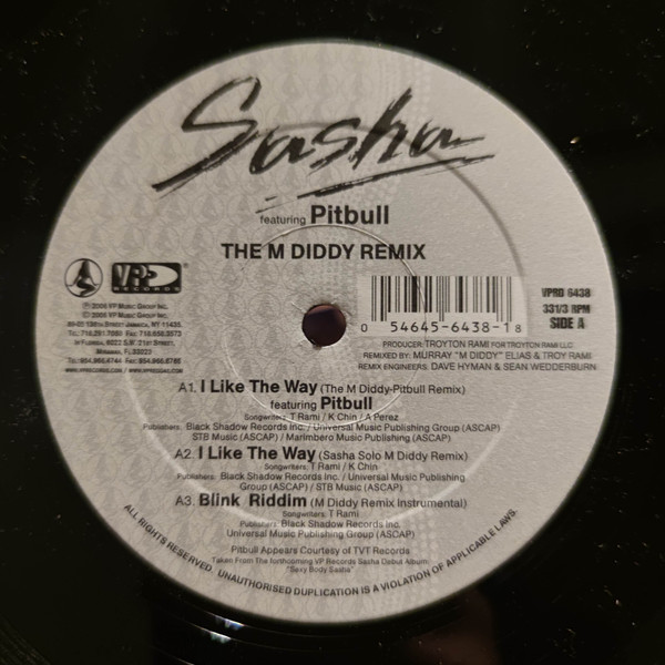 Sasha — I Like The Way (The M Diddy Remix)