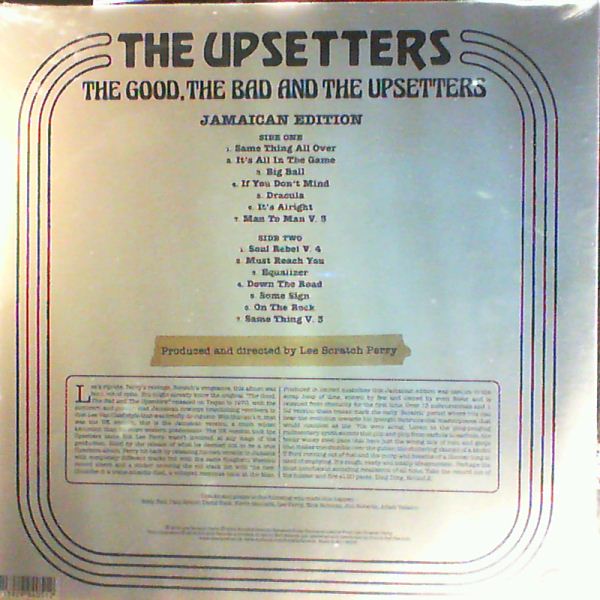 Upsetters — Good, The Bad And The Upsetters Jamaican Edition