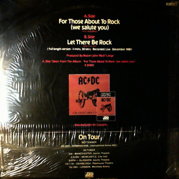 AC/DC — For Those About To Rock We Salute You