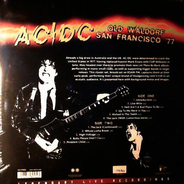 AC/DC — Old Waldorf San Francisco '77