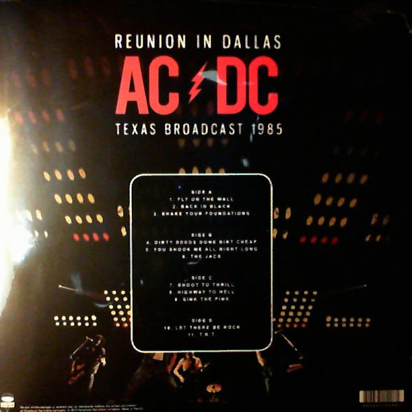 AC/DC — Reunion In Dallas - Texas Broadcast 1985