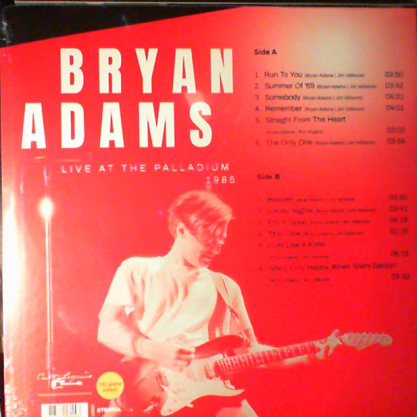 Adams Bryan — Live At The Palladium 1985 (Live Radio Broadcast)