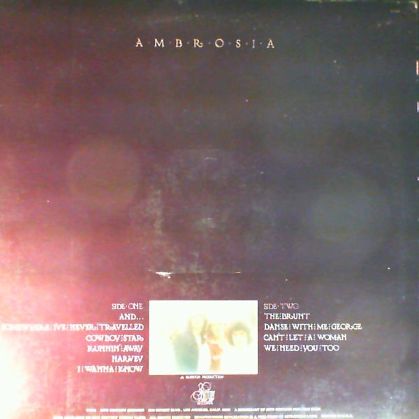 Ambrosia — Somewhere Ive Never Travelled