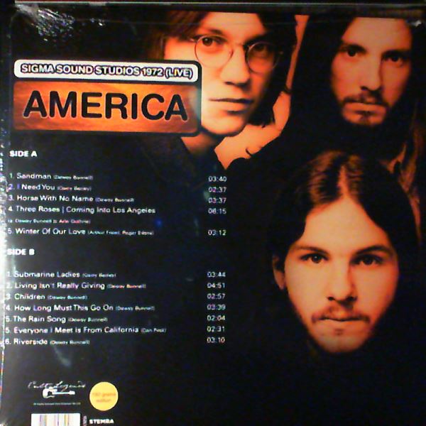 America — Best of Live at Sigma Sound Studios 1972 (Live Radio Broadcast)