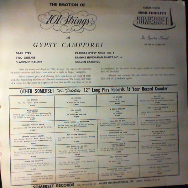 101 Strings (One Hundred & One Strings Orchestra) — Gypsy Campfires