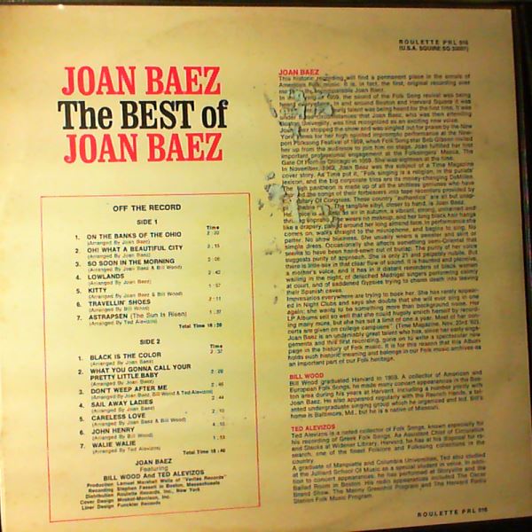 Baez Joan — Best Of Baez Joan