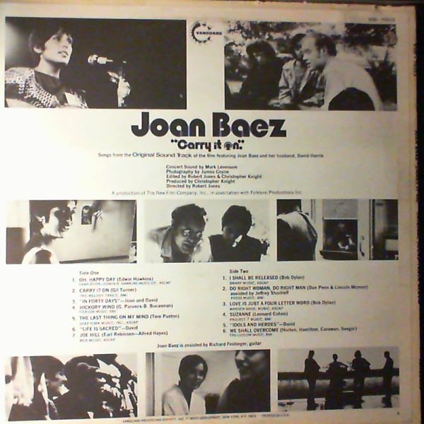 Baez Joan — Carry It On. Original soundtrack Album