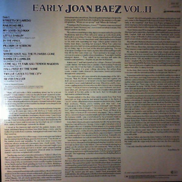 Baez Joan — Early Baez Joan Vol. 2