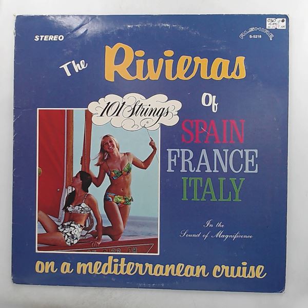 101 Strings (One Hundred & One Strings Orchestra) — Rivieras Of Spain France Italy