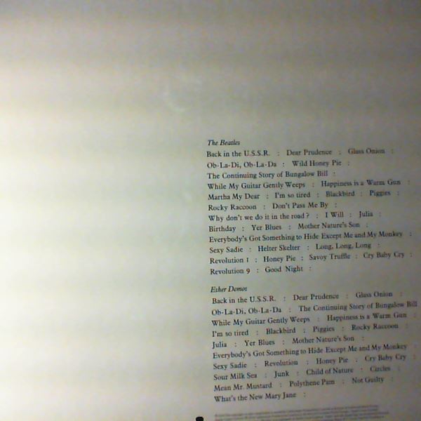 Beatles — Beatles And Esher Demos