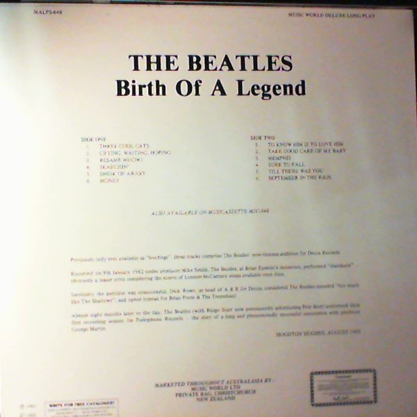 Beatles — Birth Of A Legend