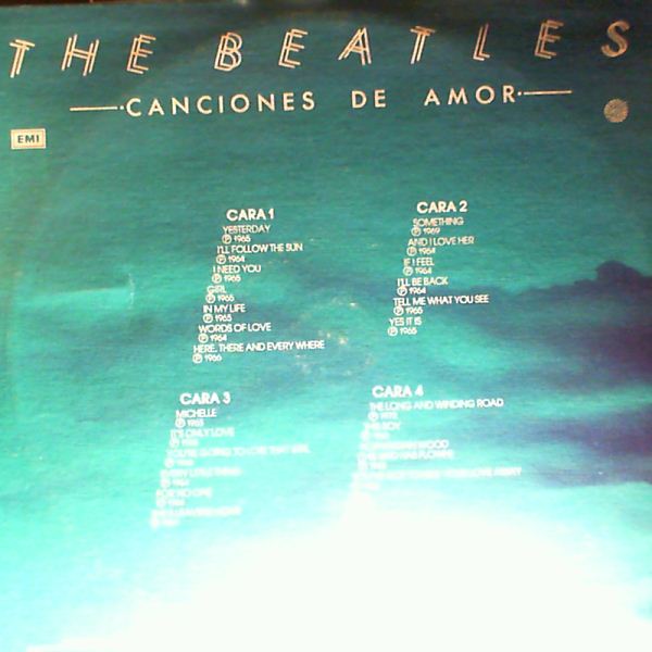 Beatles — Canciones De Amor (love songs)