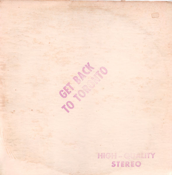 Beatles — Get Back To Toronto