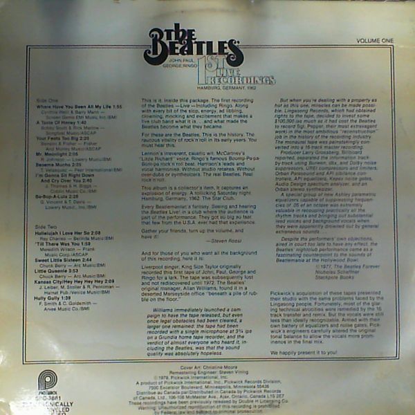 Beatles — Live Vol.1