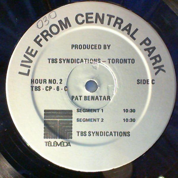 Benatar Pat — Live from Central Park