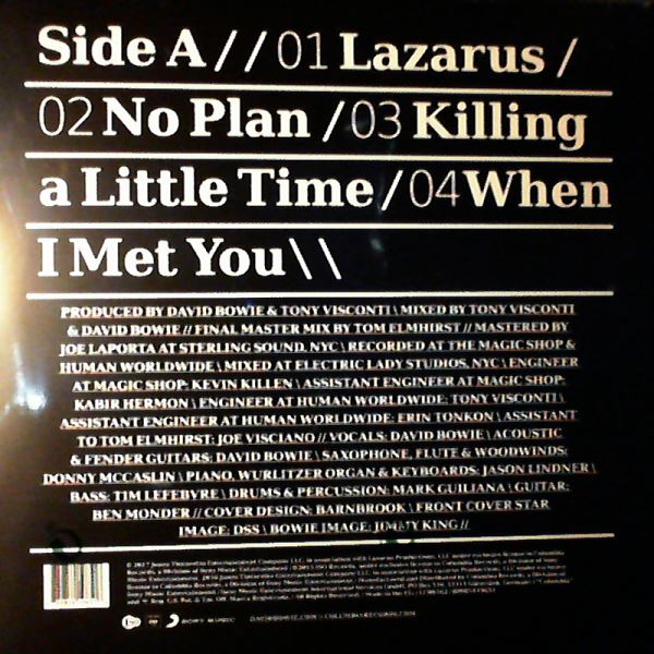 Bowie David — No Plan