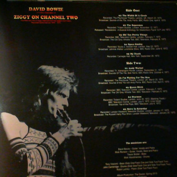 Bowie David — Ziggy On Channel Two - The Rise And Fall Of Ziggy Stardust And The Spiders From Mars. Recorded Performances 1970-1973
