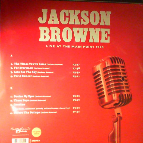 Browne Jackson — Best Of Live At The Main Point 1975 (Live Radio Broadcast)