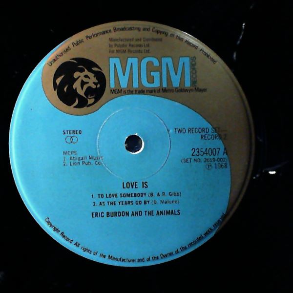 Burdon Eric & Animals — Love Is