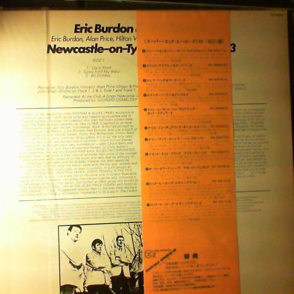 Burdon Eric & Animals — Newcastle-on-Tyne, December 1963