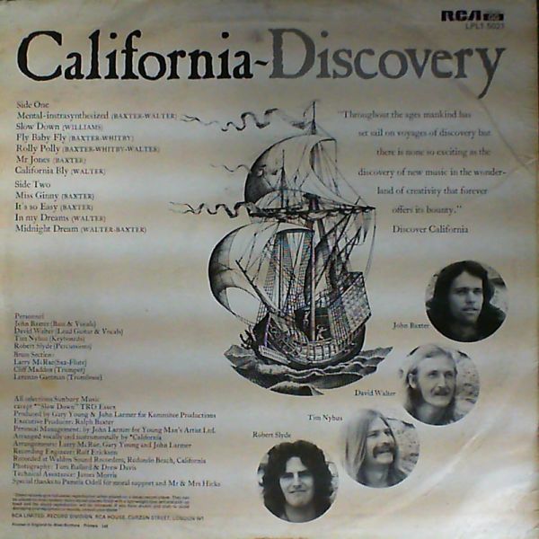 California — Discovery