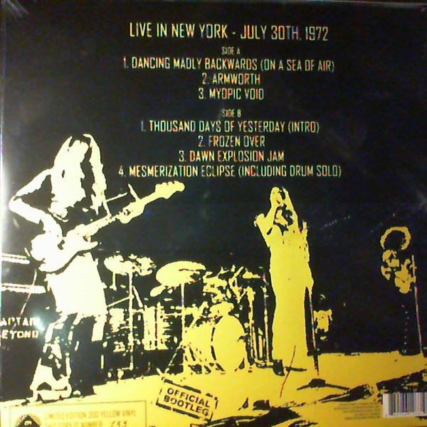 Captain Beyond — Live In New York - July 30th, 1972
