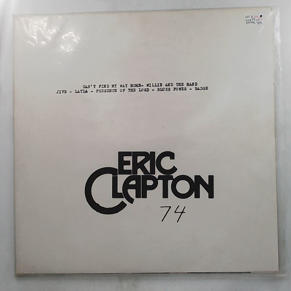 Clapton Eric — Clapton Eric 74 (74 American Tour)
