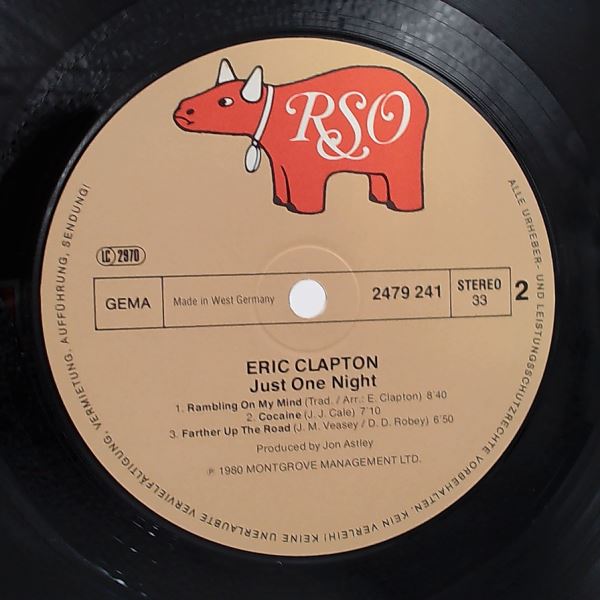 Clapton Eric — Just One Night
