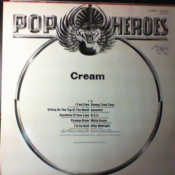 Cream — Pop Heroes
