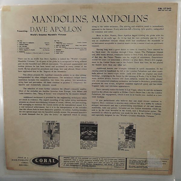 Apollon Dave — Mandolins!