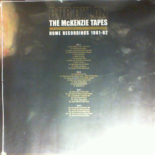 Dylan Bob — McKenzie Tapes: Home Recordings 1961-62