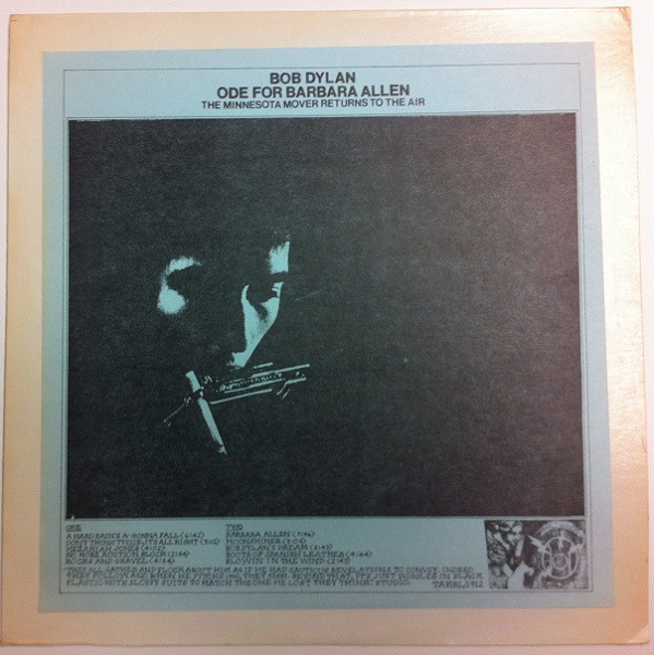 Dylan Bob — Ode For Barbara Allen