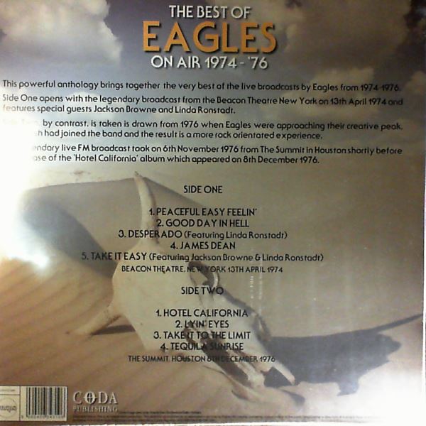 Eagles — On Air The Best Of 1974-'76